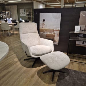 KruunuDesign Marinella-lepotuoli ja rahi, outlet Oulu