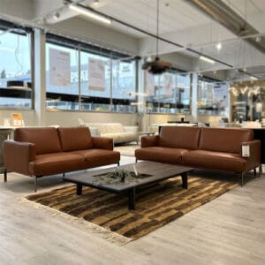 Natuzzi Italia Estro-nahkasohvat, outlet Turku