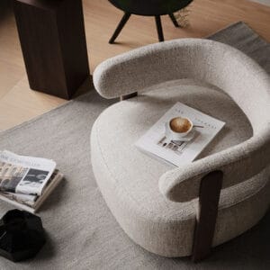 Rowico Jenison-nojatuoli. Miljöökuva