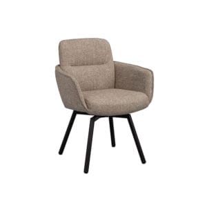 Rowico Roswell-käsinojatuoli, kääntyvä jalka. Tumma beige.