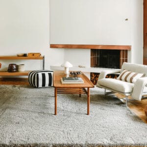 VM Carpet Vilja-matto, taupe. Miljöökuva.