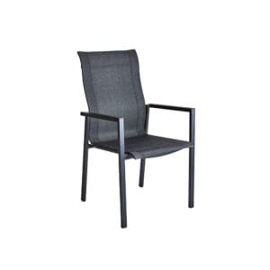 Brafab Comfy-käsinojatuoli, tummanharmaa