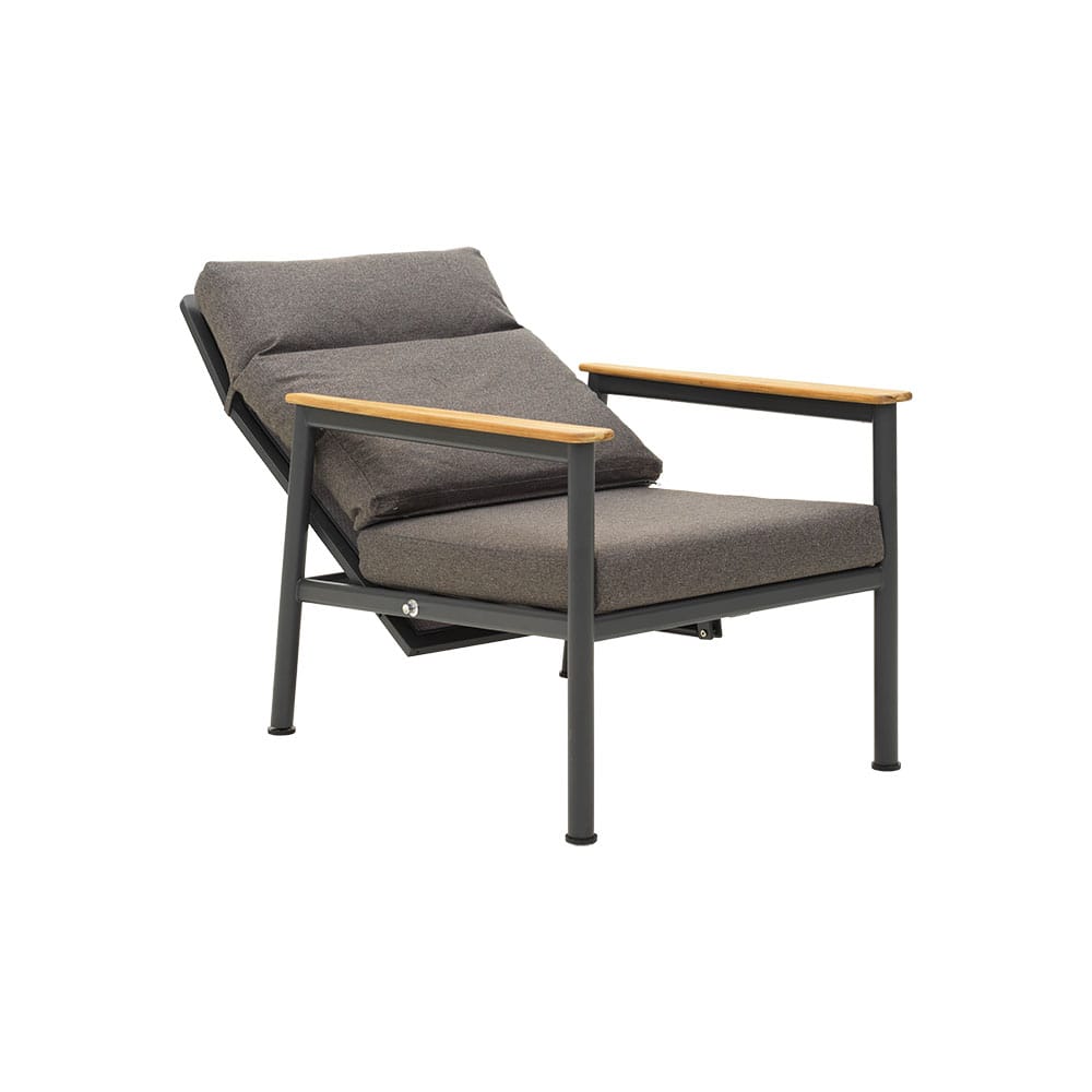 Brafab Gordon-lepotuoli ulos. Mukavuusmekanismi.