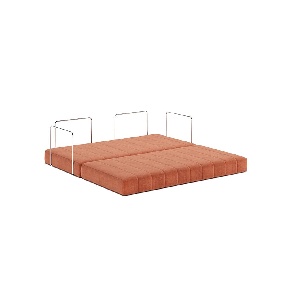 Innovation Living CozyPad-vuodesohva käsinojilla, oranssi