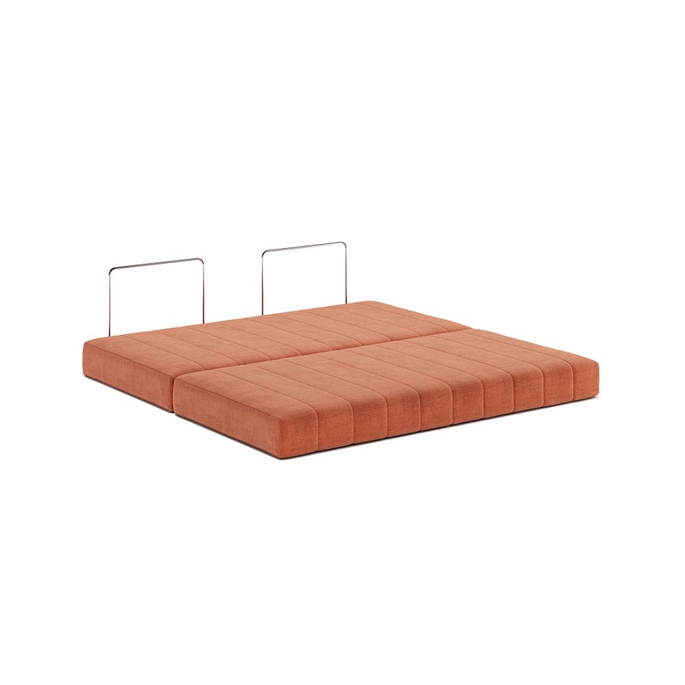 Innovation Living CozyPad-vuodesohva ilman käsinojia, avattuna