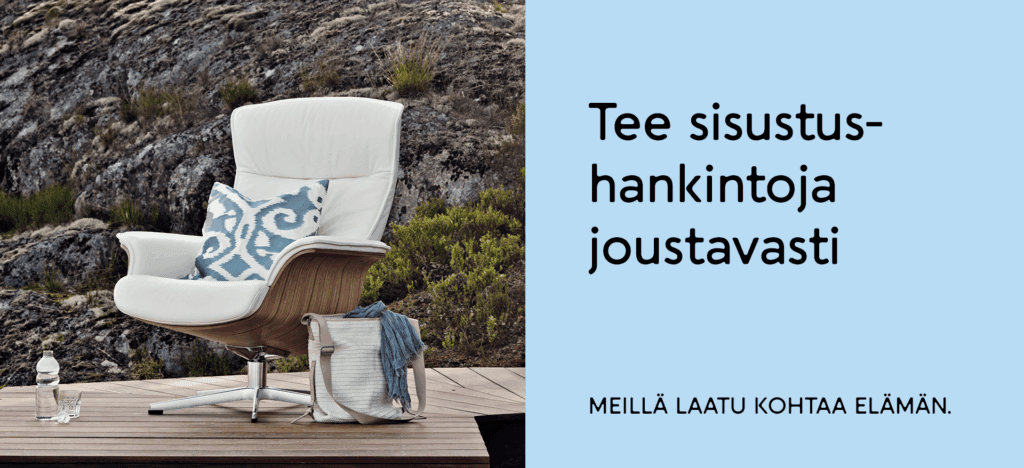 Joustavia sisustushankintoja | Rahoitusvaihtoehdot