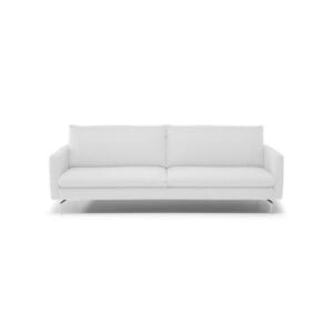 Natuzzi Editions Premura-sohva, valkoinen nahkaverhoilu