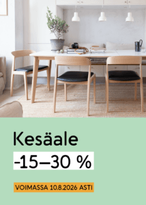 Kruunukalusteen kesäale 2026