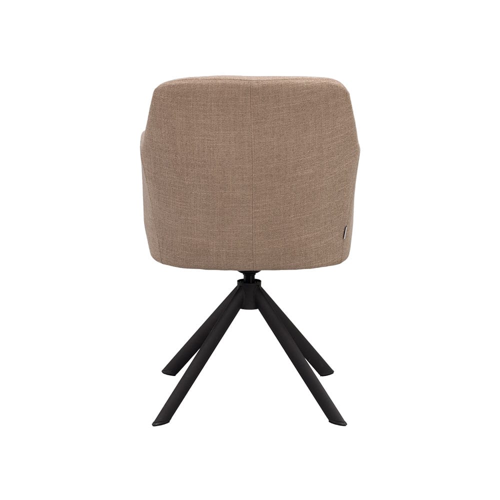 Rowico Home Gladstone-tuoli, beige. Takaapäin.