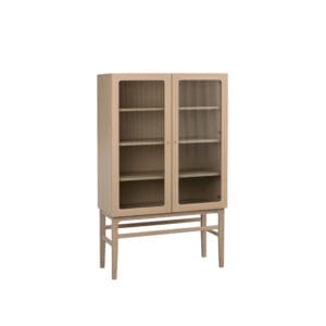 Rowico Home Meadowbrook-vitriini, matala, valkopesty