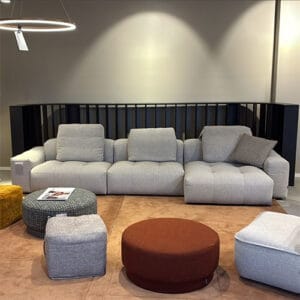 Furninova Gambit-sohva, harmaa. Outlet Vantaa.
